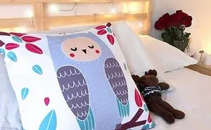 I Designed These Reversible Throw Pillows