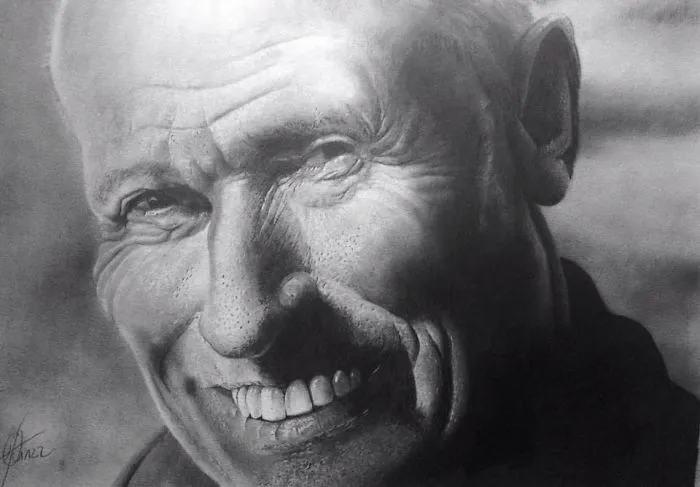 Belgian Artist Shows Steps It Took For This Portrait