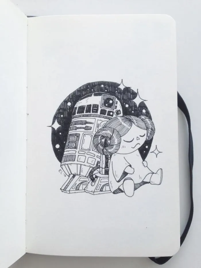 Good Night Princess Leia