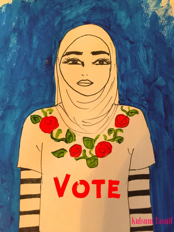 Trump’s Election: A Muslim Artist Registers Her Emotions