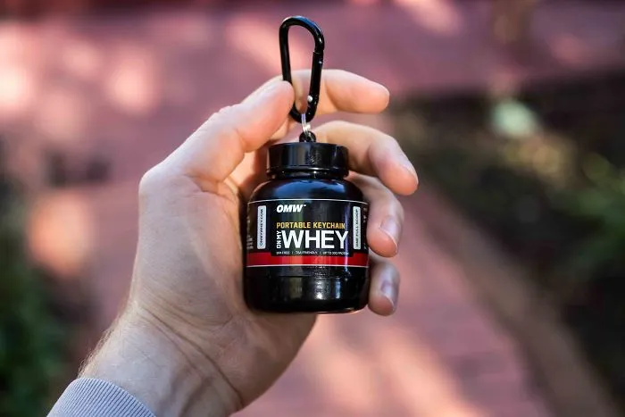Onmywhey Keychain - So That You're Never Without Protein