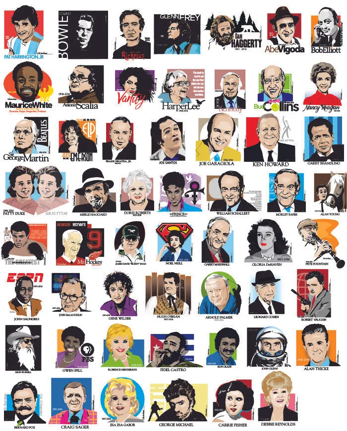 I Draw Dead Celebrities.