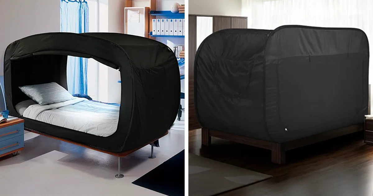 Esta "cama privada" que se convierte en fuerte es un sueño hecho realidad para quienes sufren ansiedad