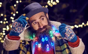 Beard Lights Will Turn Your Beard Into A Christmas Tree