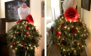 My 16-Year-Old Made This Christmas Tree Dress