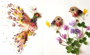 This Artist Turns Flowers Into Paintings