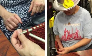 Woman With Use Of One Arm Can Knit Again With This Simple Trick