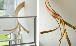 Eric Sauvé's Bent Laminated Artwork Sets Floor Free