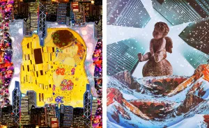 Just Made Some Festive Collage Arts Inspired By Fairy Tales