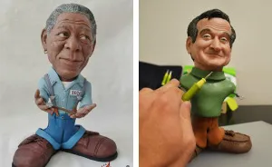I Make Caricature Sculptures