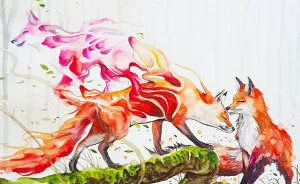I Create Animal Spirits Through Watercolor