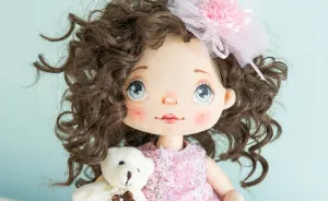 I Create One-Of-A-Kind Dolls By Sewing Them And Handpainting Their Faces