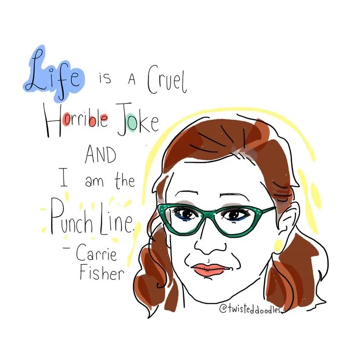 290 Touching Tributes To Late Carrie Fisher By Artists Around The World
