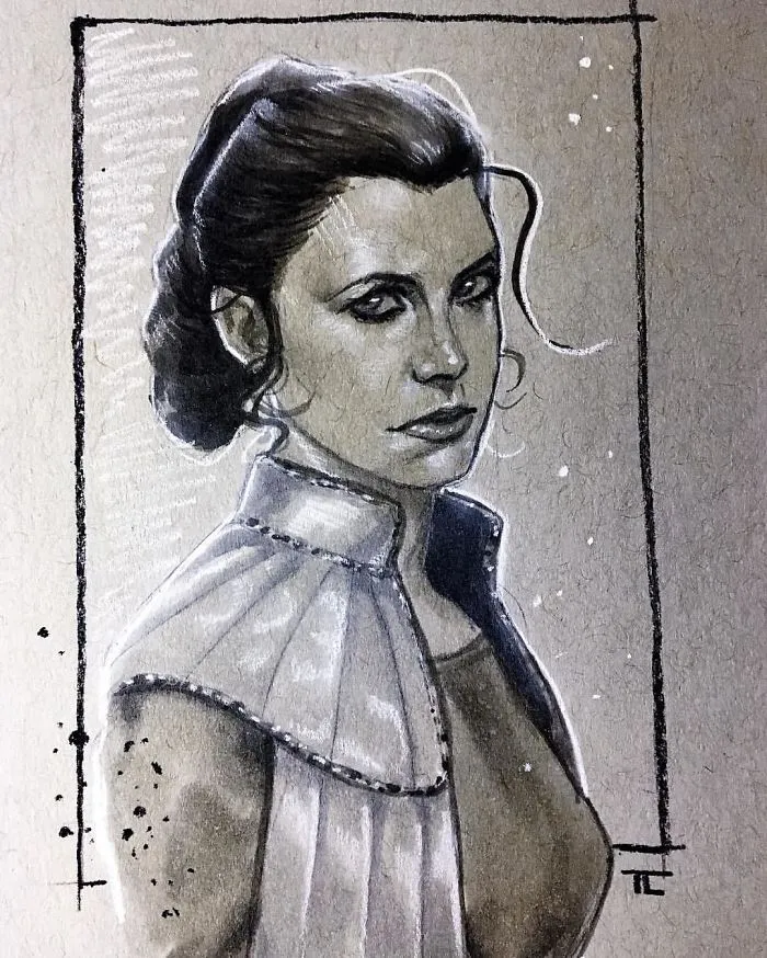 290 Touching Tributes To Late Carrie Fisher By Artists Around The World