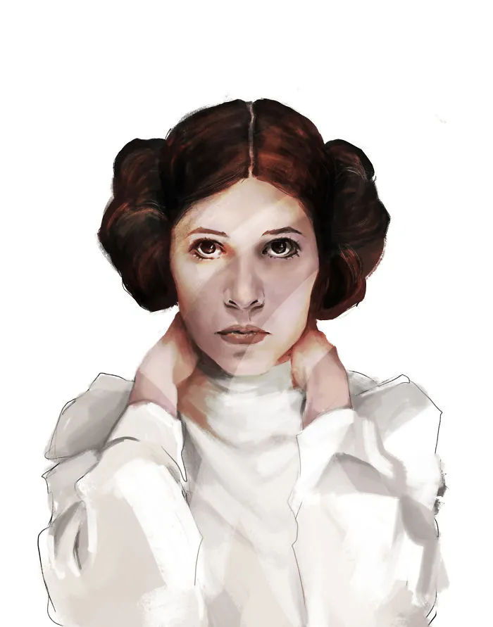 290 Touching Tributes To Late Carrie Fisher By Artists Around The World