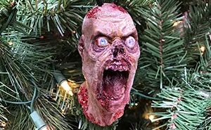 I Hand-Sculpt These Creepy Christmas Ornaments
