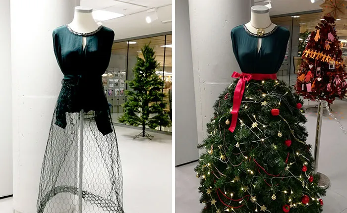 We Gave An Old Christmas Tree A New And Fashionable Life