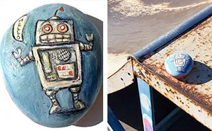 We Placed Our Art Rocks Around The World To Brighten Someone’s Day!