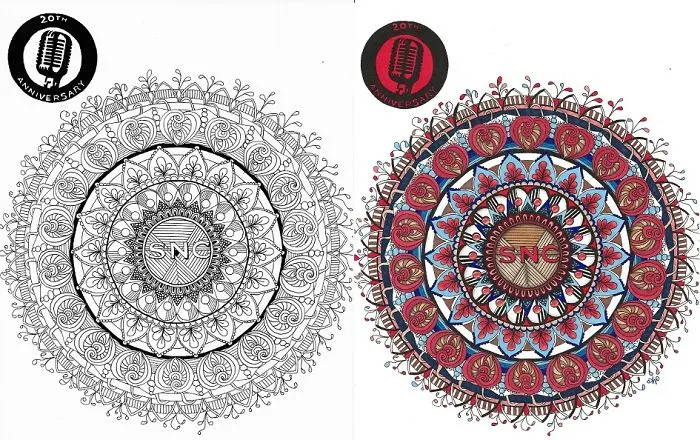 Straight No Chaser Superfan Draws Mandala Colouring Pages To Commemorate 20th Anniversary