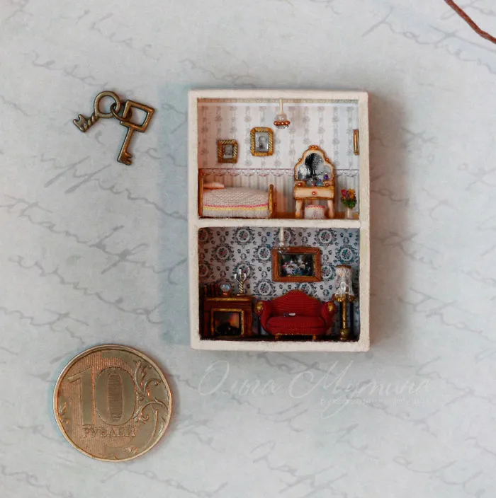 Russian Artist Creates Nostalgic Worlds Through Miniature Art