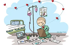 After Being Diagnosed With Cancer, I Focus On Drawing Comics To Support My Family
