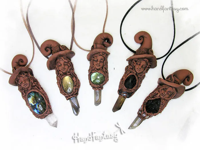 Witches Gemstone Pendant