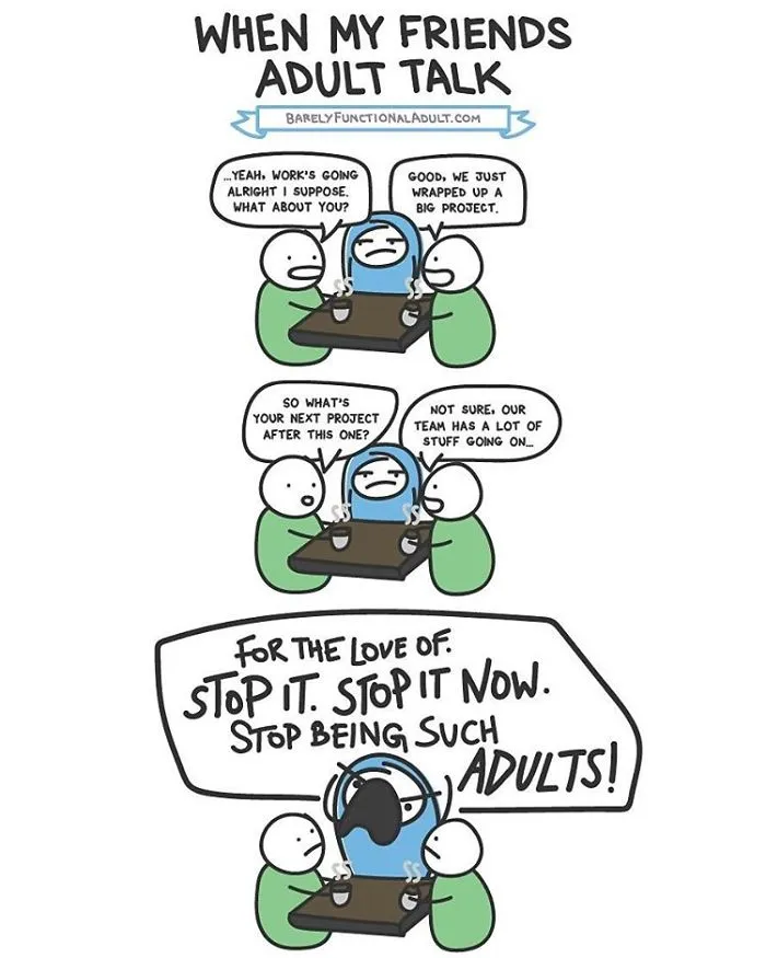 73 Comics Showing The Daily Struggles Of A Barely Functional Adult