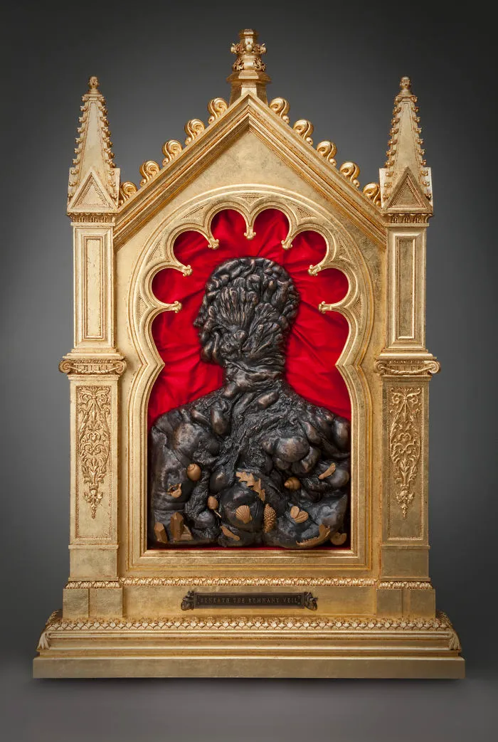 Sculpture Blends Anatomical And Gothic Sources To Pay Tribute To The Remains Of Life.