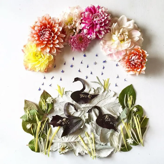 This Artist Turns Flowers Into Paintings