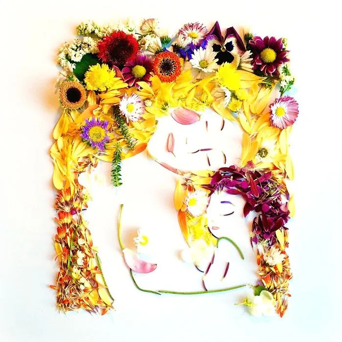 This Artist Turns Flowers Into Paintings