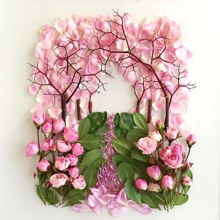 This Artist Turns Flowers Into Paintings