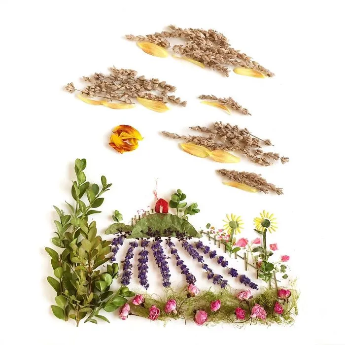 This Artist Turns Flowers Into Paintings