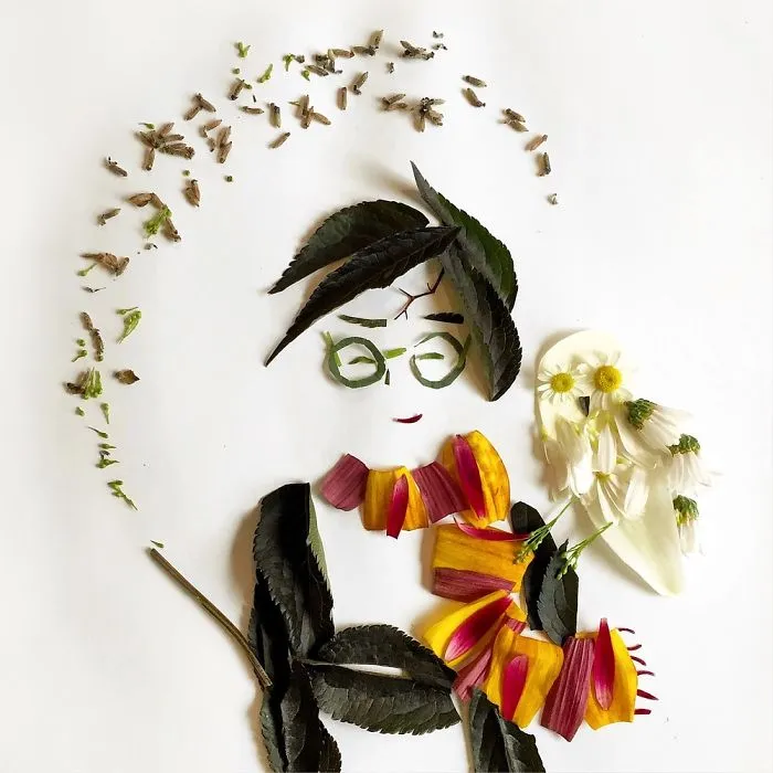 This Artist Turns Flowers Into Paintings