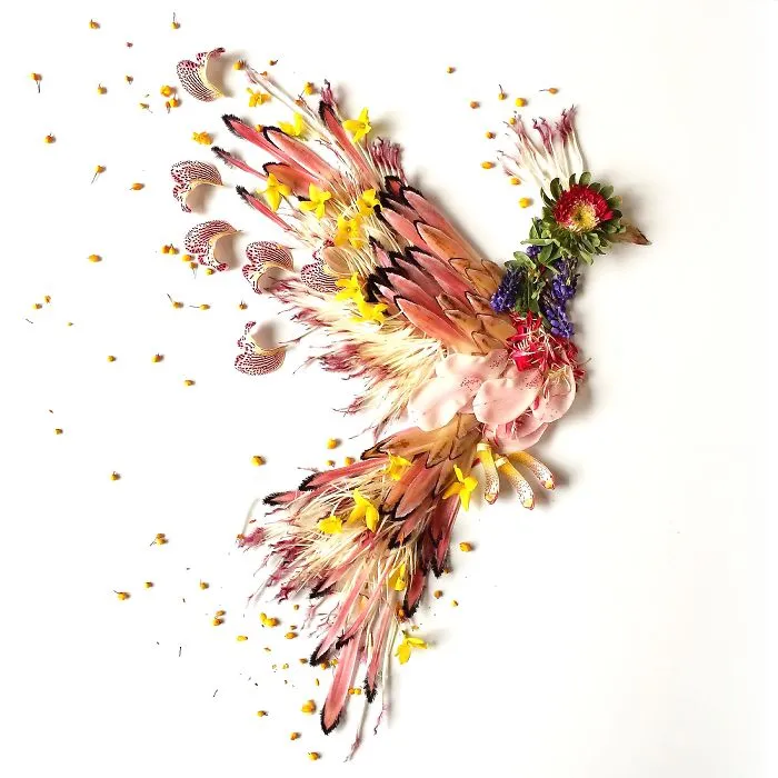 This Artist Turns Flowers Into Paintings