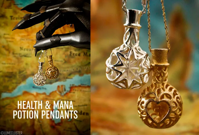 These Health & Mana Potion Pendants Could Help Save A Real Life