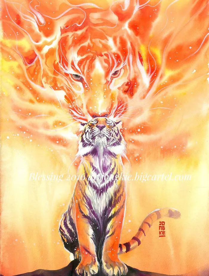 I Create Animal Spirits Through Watercolor