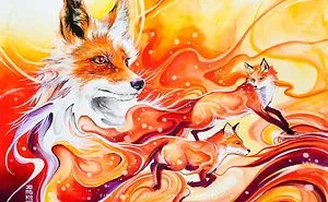I Create Animal Spirits Through Watercolor