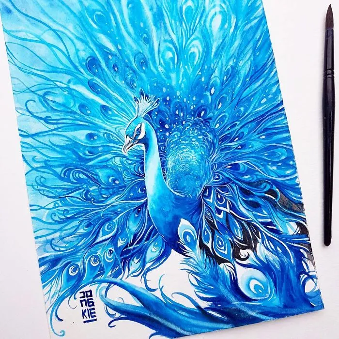 I Create Animal Spirits Through Watercolor