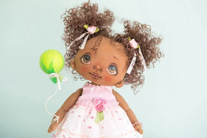 I Create One-Of-A-Kind Dolls By Sewing Them And Handpainting Their Faces