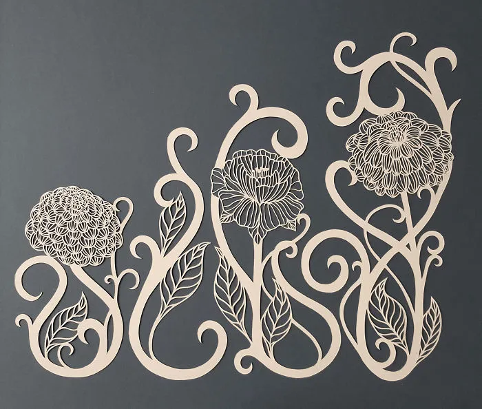 I Hand-Cut Intricate Paper Artwork Inspired By Nature And Architecture