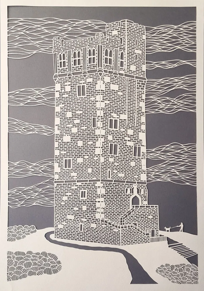 I Hand-Cut Intricate Paper Artwork Inspired By Nature And Architecture