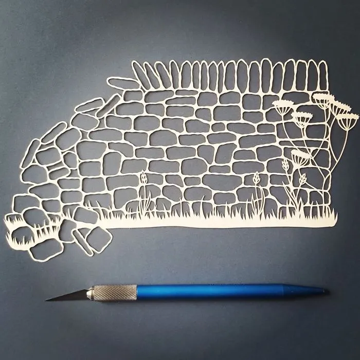 I Hand-Cut Intricate Paper Artwork Inspired By Nature And Architecture