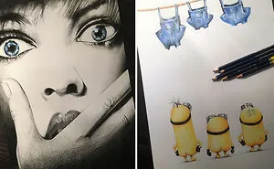 I Recreated 11 Movie Posters With Colored Pencils