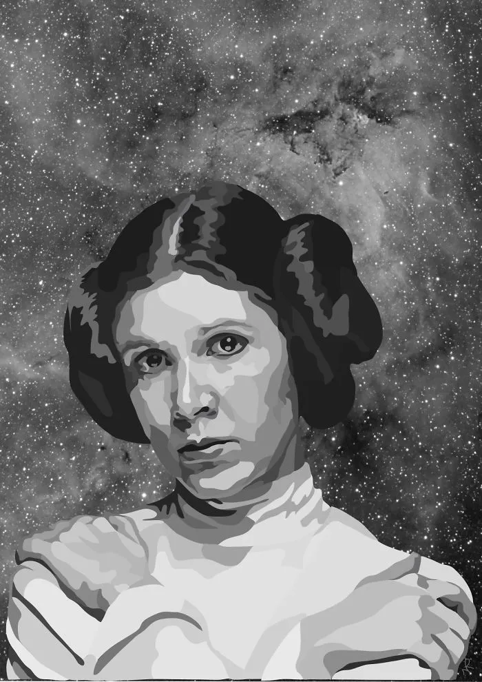 290 Touching Tributes To Late Carrie Fisher By Artists Around The World