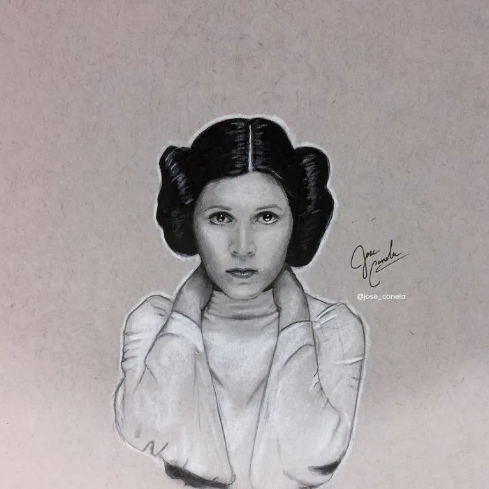 290 Touching Tributes To Late Carrie Fisher By Artists Around The World