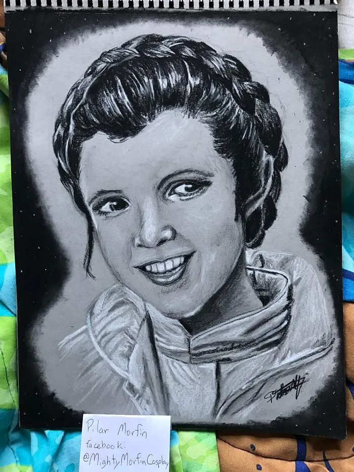 290 Touching Tributes To Late Carrie Fisher By Artists Around The World
