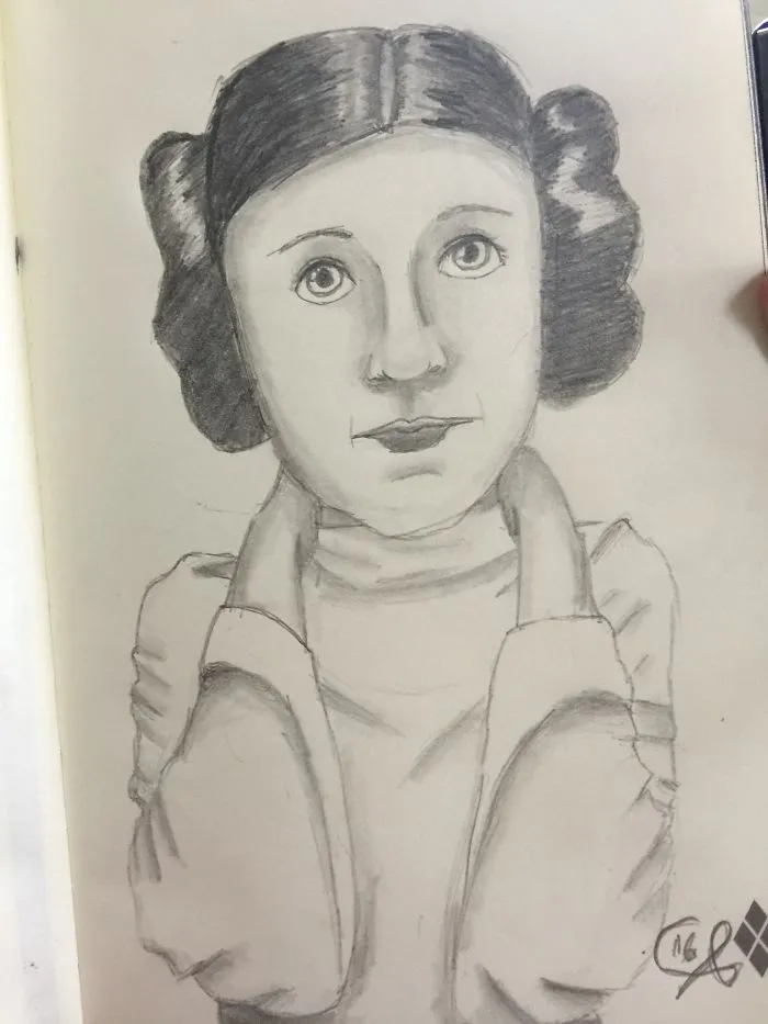 290 Touching Tributes To Late Carrie Fisher By Artists Around The World