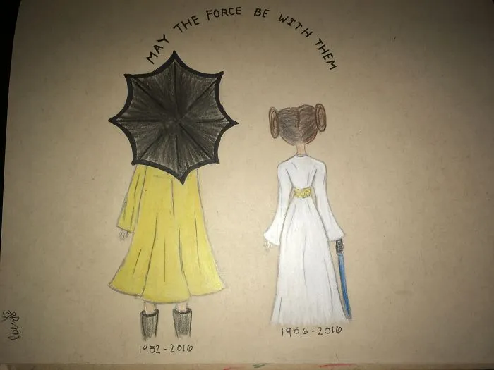290 Touching Tributes To Late Carrie Fisher By Artists Around The World