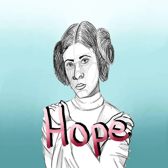 290 Touching Tributes To Late Carrie Fisher By Artists Around The World