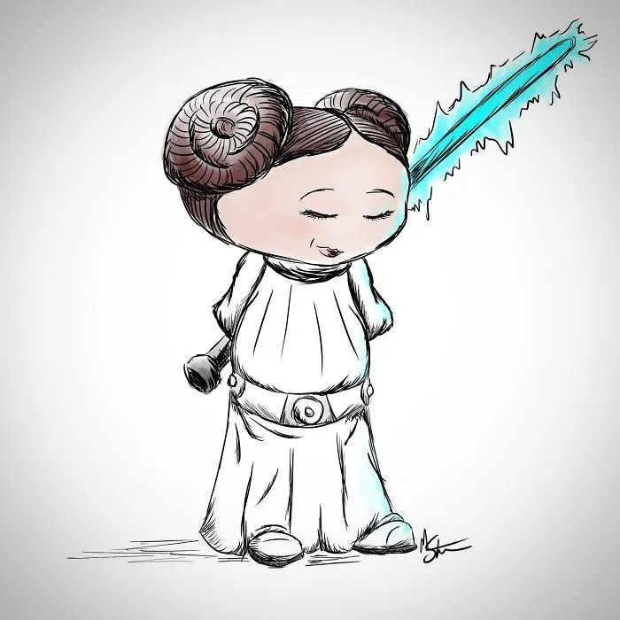 290 Touching Tributes To Late Carrie Fisher By Artists Around The World